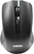 Мышь SMARTBUY SBM-352AG-K, беспроводная, USB, 1600dpi, 4 кнопки, чёрная