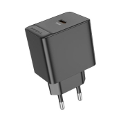 Адаптер BOROFONE BAS13A Type-C, 3,0A, PD20W, QC3.0, черный