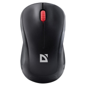 Мышь DEFENDER Bit MB-205, беспроводная, USB, бесшумная, 1200dpi, чёрная