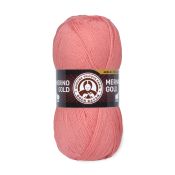 Merino Gold (49% шерсть меринос + 51% акрил) 100гр. 400м. №036 Тёмно розовый