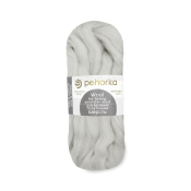 Шерсть для валяния (100% шерсть полутонкая) 50гр., №254 пепел