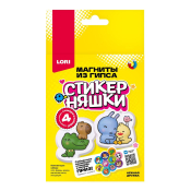 Мо-002 Магниты из гипса Стикерняшки "Нежная дружба"