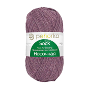 Носочная (50% шерсть + 50% акрил) 100гр. 200м №191 ежевика