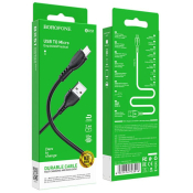 Кабель BOROFONE BX51 MicroUSB, 1,0м, чёрный