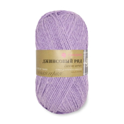 Джинсовый ряд (50% шерсть + 50% акрил) 100гр. 250м №1089 сиреневый меланж