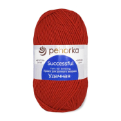 Удачная (50% шерсть + 50% акрил) 100гр. 250м №006 Красный