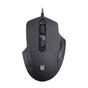 Мышь DEFENDER Datum MB-347, USB + Bluetooth, 1600dpi, 4 кнопки, чёрная