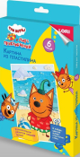 Пкк-004 Картина из пластилина Три кота "Компот"
