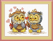 Набор для вышивания Жар-Птица "Окрыленные любовью" М-087 (15*18см)