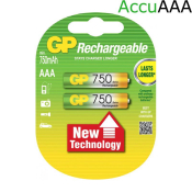 GP  750 HR03 аккумулятор Ni-MH (блистер 2шт)