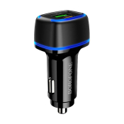 АЗУ BOROFONE BZ14A 1 USB + Type-C, 3,0A, QC3.0, PD20W, чёрный