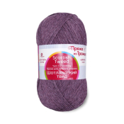 Шотландский твид (100% шерсть) 100гр. 360м. №1454 меланж цикламен