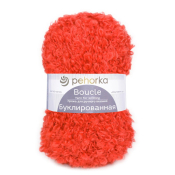 Буклированная (30% мохер + 20% шерсть + 50% акрил) 200гр. 220м №088 красный мак