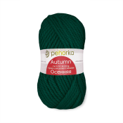 Осенняя (25% шерсть + 75% пан) 200гр. 150м №573 тёмный изумруд