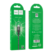 Кабель HOCO X50 Type-C, 1,0м, тканевый, чёрный