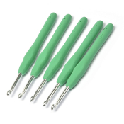 Крючок для вязания Maxwell AL-REZ10 4,5мм, алюминиевый, с резиновой ручкой