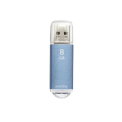 Флеш-карта SMARTBUY  8GB V-Cut, USB 2.0, синяя