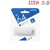 Флеш-карта SMARTBUY 64GB Clue, USB 3.1, белая