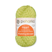 Жемчужная (50% хлопок + 50% вискоза) 100гр. 425м №033 золотистая олива
