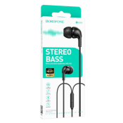 Наушники BOROFONE BM83, внутриканальные, с микрофоном, чёрные