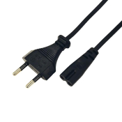 Кабель питания, сетевой,  C7, M-F, 1,5м, 220V, "Восьмерка", SINOFAIR, чёрный (без упаковки)