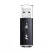 Флеш-карта SILICON POWER  128GB Blaze B02, USB 3.0, металл, чёрная