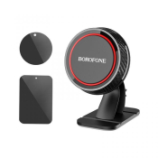 Автомобильный держатель BOROFONE  BH13 магнитный, чёрно-красный