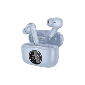 Наушники HOCO EQ22 TWS Bluetooth 5.4, беспроводные, внутриканальные, шумоподавление, дисплей, синий