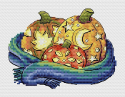 Набор для вышивания Жар-Птица "Уютные тыквы" М-657 (10*14см)