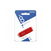 Флеш-карта SMARTBUY  8GB Dock, USB 2.0, красная