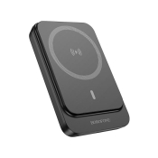 Пауэр банк BOROFONE BJ63  5000mAh, Type-C PD20W, беспровод.зарядка, чёрный Пауэр банк BOROFONE BJ63  5000mAh, Type-C PD20W, беспровод.зарядка, чёрный