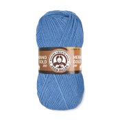 Merino Gold 200 (49% шерсть меринос + 51% акрил) 100гр. 200м. №015 Светло синий