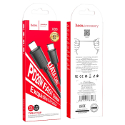 Кабель HOCO X88 Type-C - Lightning, 1,0м, PD20W, черный