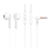 Наушники CELEBRAT G6 вкладыши, с микрофоном, белые