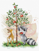 Набор для вышивания Жар-Птица "Лакомый урожай" М-422 (22*18см)