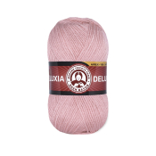 Deluxia (25% шерсть + 75% акрил) 100гр. 270м. №001 Бледно розовый