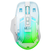 Мышь DEFENDER Astro Elite GM-056, беспроводная, USB, 3200dpi, игровая, аккумулятор 500mAh, белая