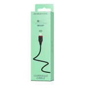 Кабель BOROFONE BX17 Lightning, 1,0м, чёрный