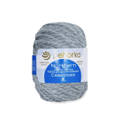 Северная (30% ангора + 30% полутонкая шерсть + 40% высокообъемный акрил) 50гр. 50м №174 стальной