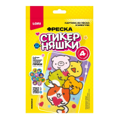 Кпо-001 Фреска. Картина из песка и блесток Стикерняшки "Любимки"