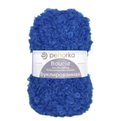 Буклированная (30% мохер + 20% шерсть + 50% акрил) 200гр. 220м №026 василёк
