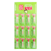 Клей супер "Еврогарант" 3 г., блистер 12 шт.