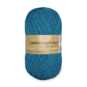 Джинсовый ряд (50% шерсть + 50% акрил) 100гр. 250м  №871 петроль меланж