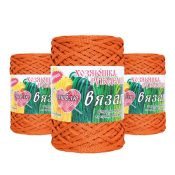 Шнур-пряжа "Я люблю вязать" (100% полиэфир) 3мм, 150гр. 100м, рыжая лиса