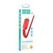 Кабель HOCO X59 MicroUSB, 2,0м, текстильный, красный