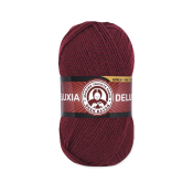 Deluxia (25% шерсть + 75% акрил) 100гр. 270м. №035 Бордовый
