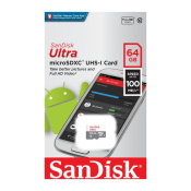 Карта памяти SANDISK 64GB MicrоSD, Class 10 (UHS-I) 100MB/s