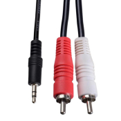 Кабель аудио PERFEO Jack3,5 - 2RCA, M-M, 1,5м, (J2002)