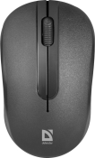 Мышь DEFENDER Datum MM-285, беспроводная, USB, 1600dpi, чёрная