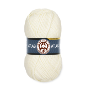 Atlas (100% акрил) 100гр. 130м. №004 Слоновая кость